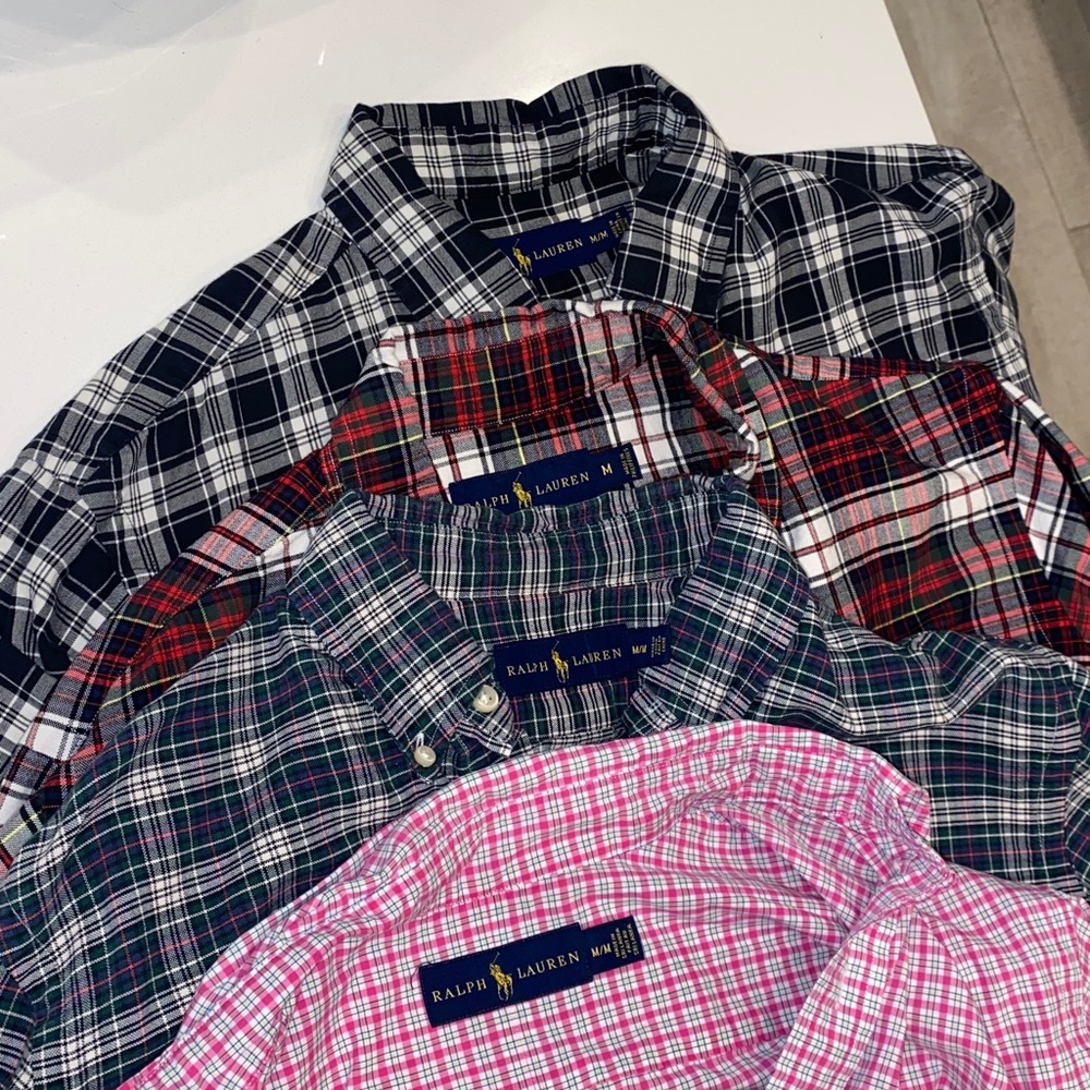 4 Polo Ralph Lauren Button Down Bundle